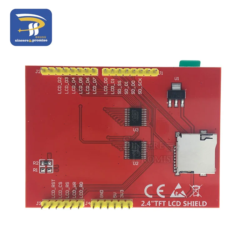 Модуль ЖК экрана 2 4 &quot2 дюйма TFT 240*320 5 В/3 3 В для Arduino UNO R3 Mega2560 плата с поддержкой STM32