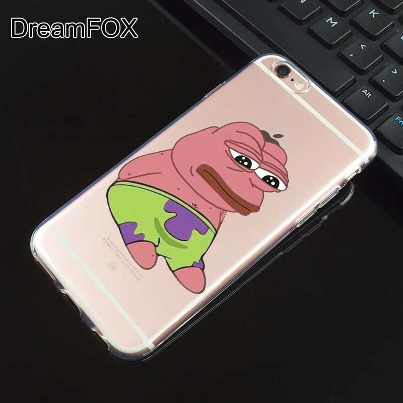 L072 Патрик звезда Мягкий ТПУ силиконовый чехол для Apple iPhone 11 Pro X XR XS Max 8 7 6 6S Plus 5 5S SE 5C