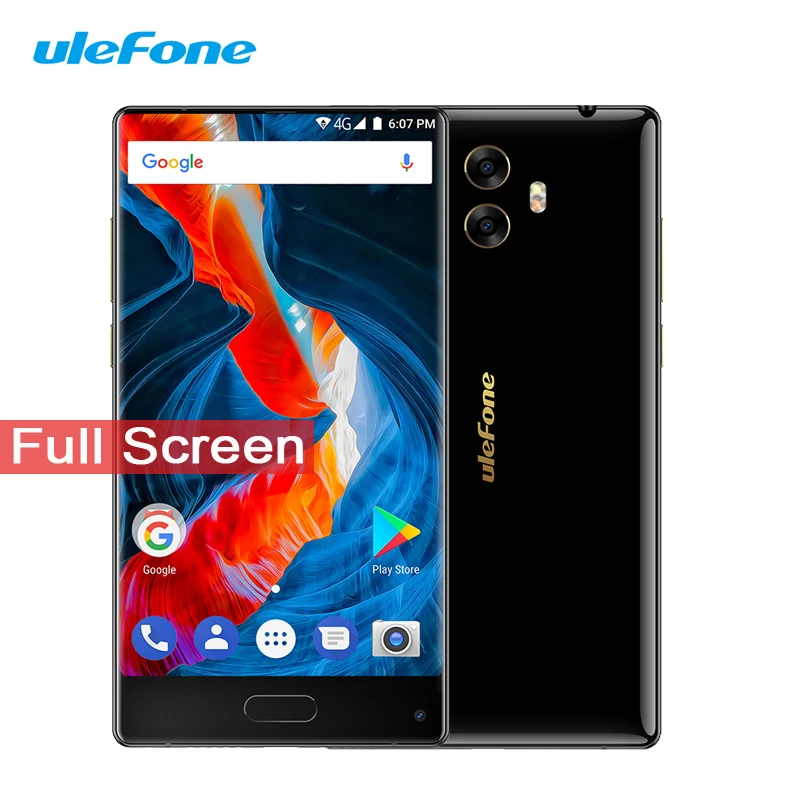 Ulefone MIX S 4G Android 7 0 5 &quotHD ободок менее mtk6737 четыре ядра 2 ГБ 16 13MP двойной камеры 3300 мАч