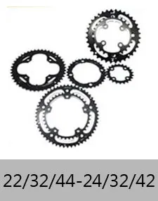 22 T/24 T/32 T/42 T/44 T для Shimano MTB велосипедный шатун модифицированный 46T дорожный трек велосипедная цепь кольцо цепное кольцо зубной диск 60T складной велосипед