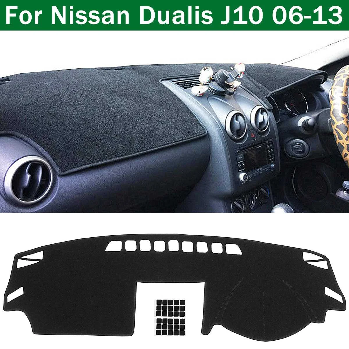 Autoleader для Nissan для Dualis J10 06-13 автомобилей Dashmat приборной панели мат приборной Обложка Pad Авто Интерьер козырьки Анто коврик