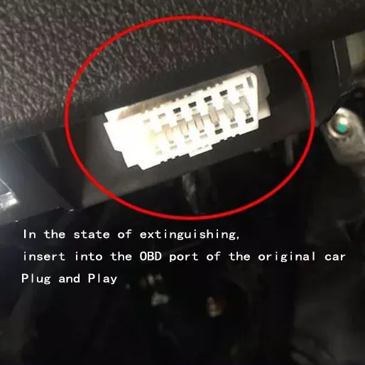 Автомобильный OBD подключи и работай устройство блокировки скорости/Вспышка