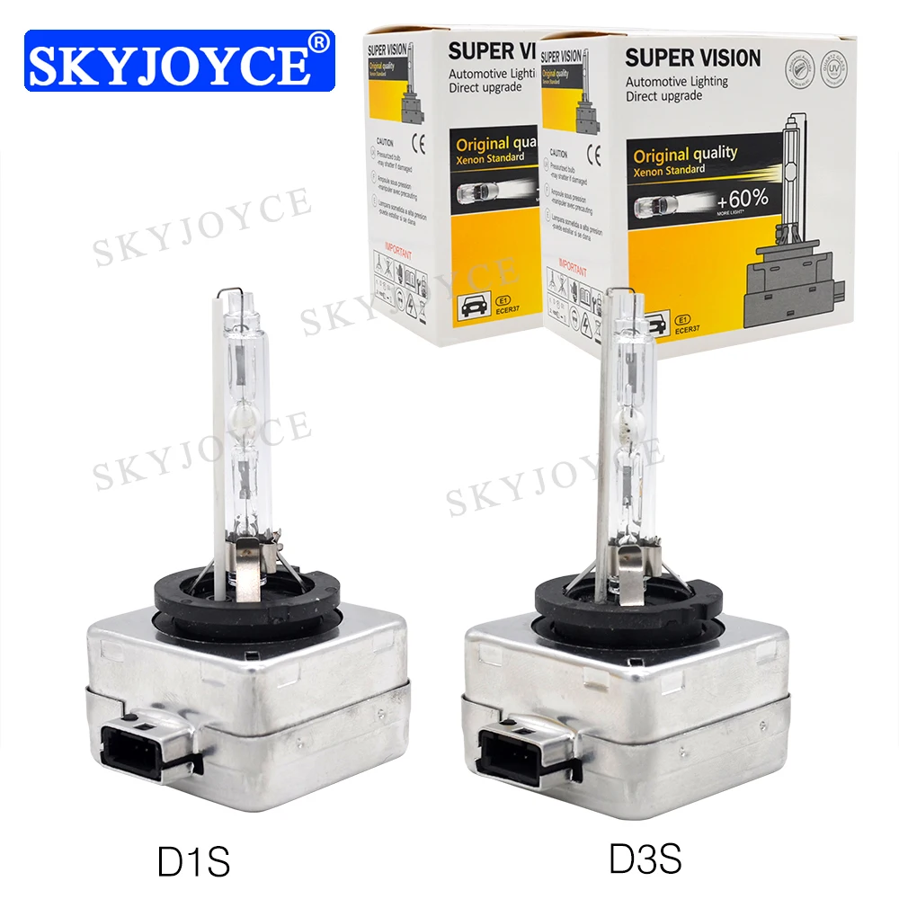 SKYJOYCE 35 Вт 55 ксеноновая лампа D1S 6000K D2S 4300K D3S D4S для фар D1R D2R D3R D4R замены|Передние