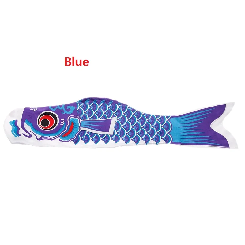 

New 100cm Koi Nobori Carp Wind Socks Koinobori Colorful Fish Flag Hanging Wall Decor Gift