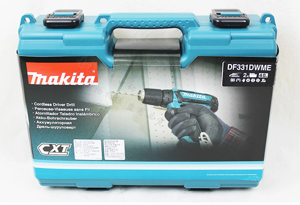 Япония Makita DF331DWAE/ME/YE зарядка дрель литиевая батарея дрель Электрический шуруповерт 30/14N. m