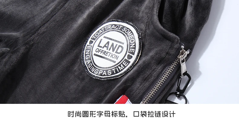 Коллекция года, детский спортивный костюм для мальчиков, бархатная рубашка с длинными рукавами и вышитыми животными+ штаны, комплект для девочек, спортивный костюм, осенний комплект одежды для детей