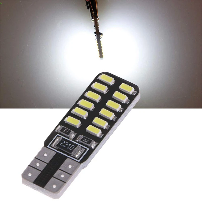 12 В светодиодный широкая лампа подсветки T10 24SMD 3014 номерной знак свет
