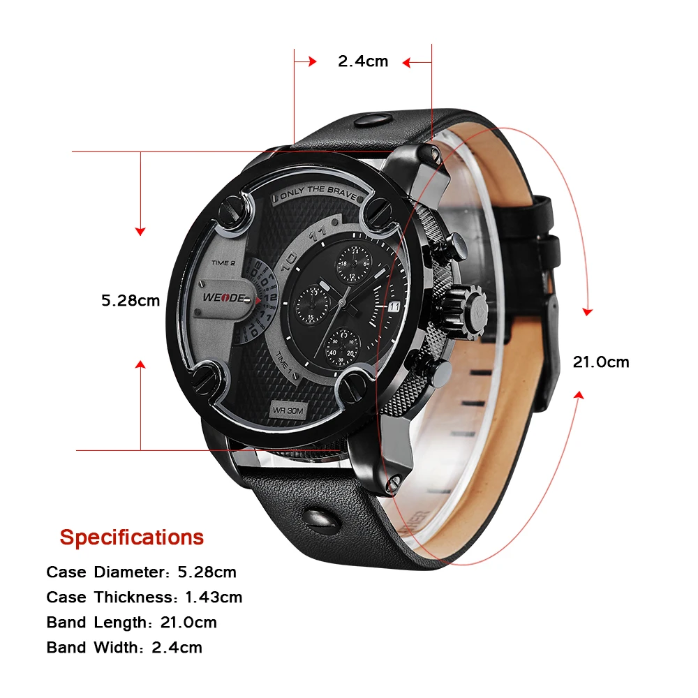 WEIDE повседневная мужская обувь из натуральной кожи мужские спортивные часы