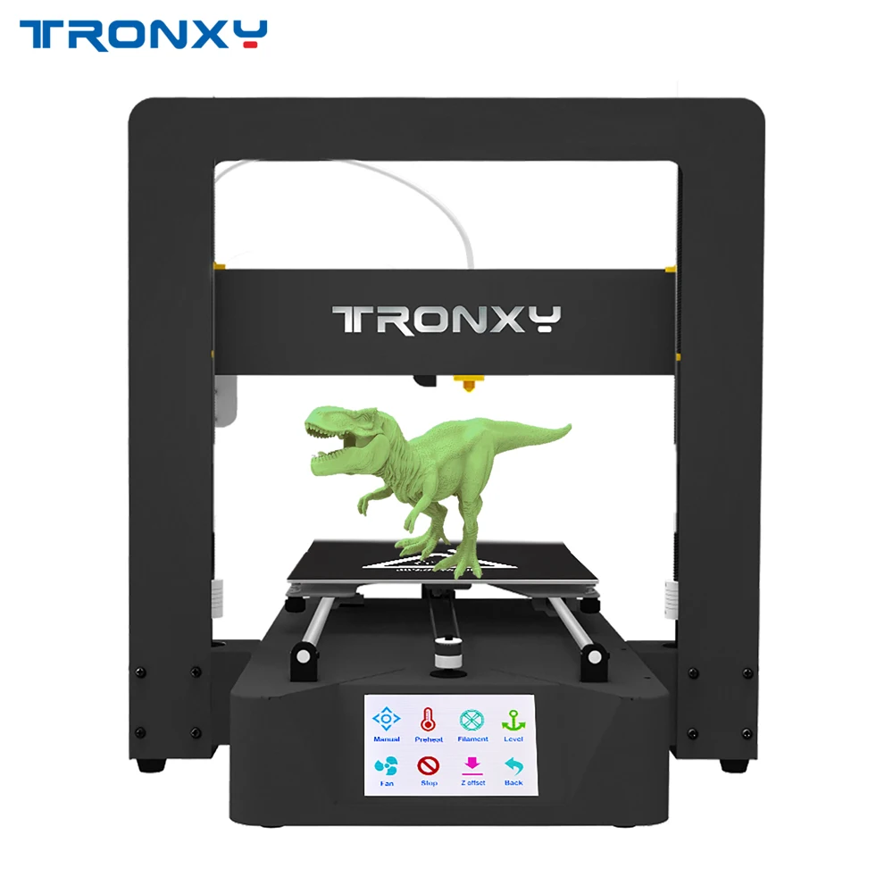 TRONXY X6A лист металла 3d принтер 220x220x220 мм размер печати с 3,5 дюймовым сенсорным экраном автоматическое выравнивание нити из датчика