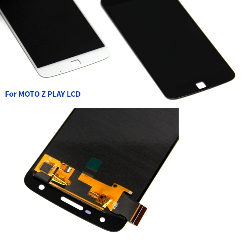 Белый черный для Motorola Moto Z Play Droid XT1635 ЖК дисплей с сенсорным экраном дигитайзер