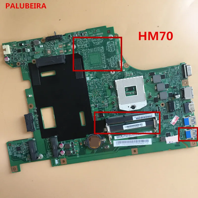 Материнская плата для lenovo B590 B580 loptop GM HM70 DGA989 DDR3 100%|Материнские платы| |