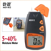 rz digital wood moisture meter humidity meter lumber tester lcd 2 pin timber damp detector woodworking moisture meter