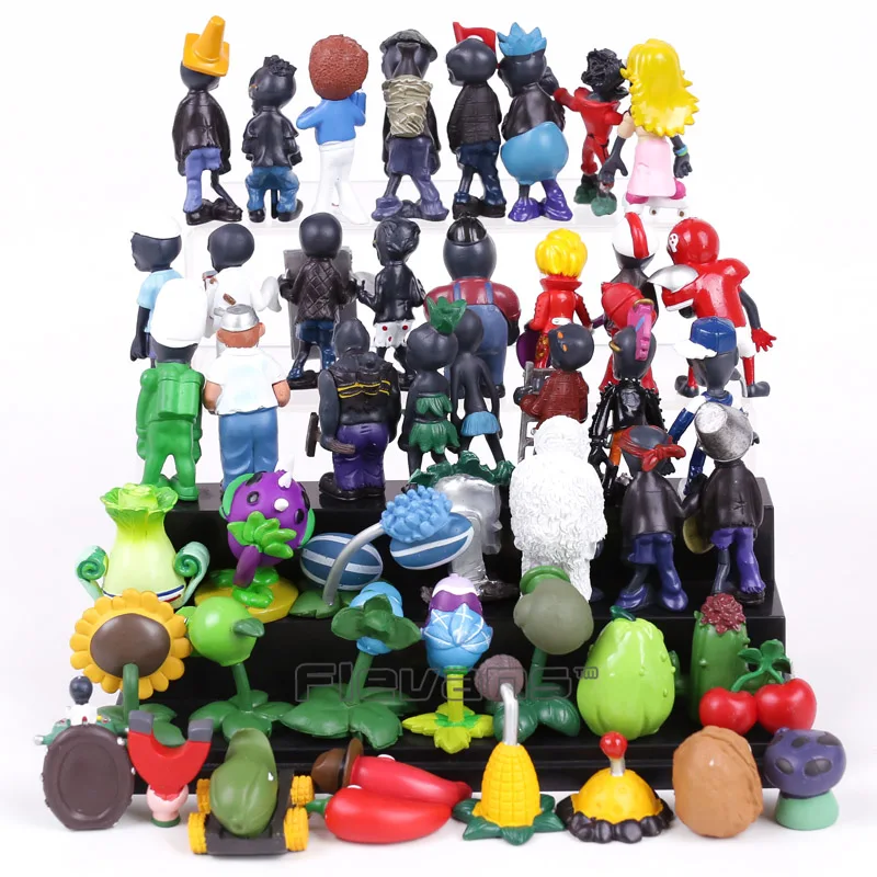 

Hot Sale! New Popular Game PVZ Plants vs Zombies PVC Figures Collectible Model Toys Gifts 48pcs/lot