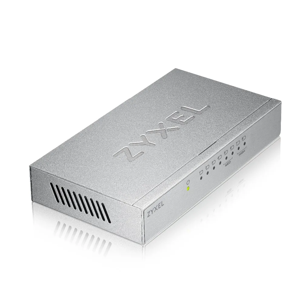 8 портовый настольный гигабитный Ethernet коммутатор Энергоэффективный сетевой 100/1000
