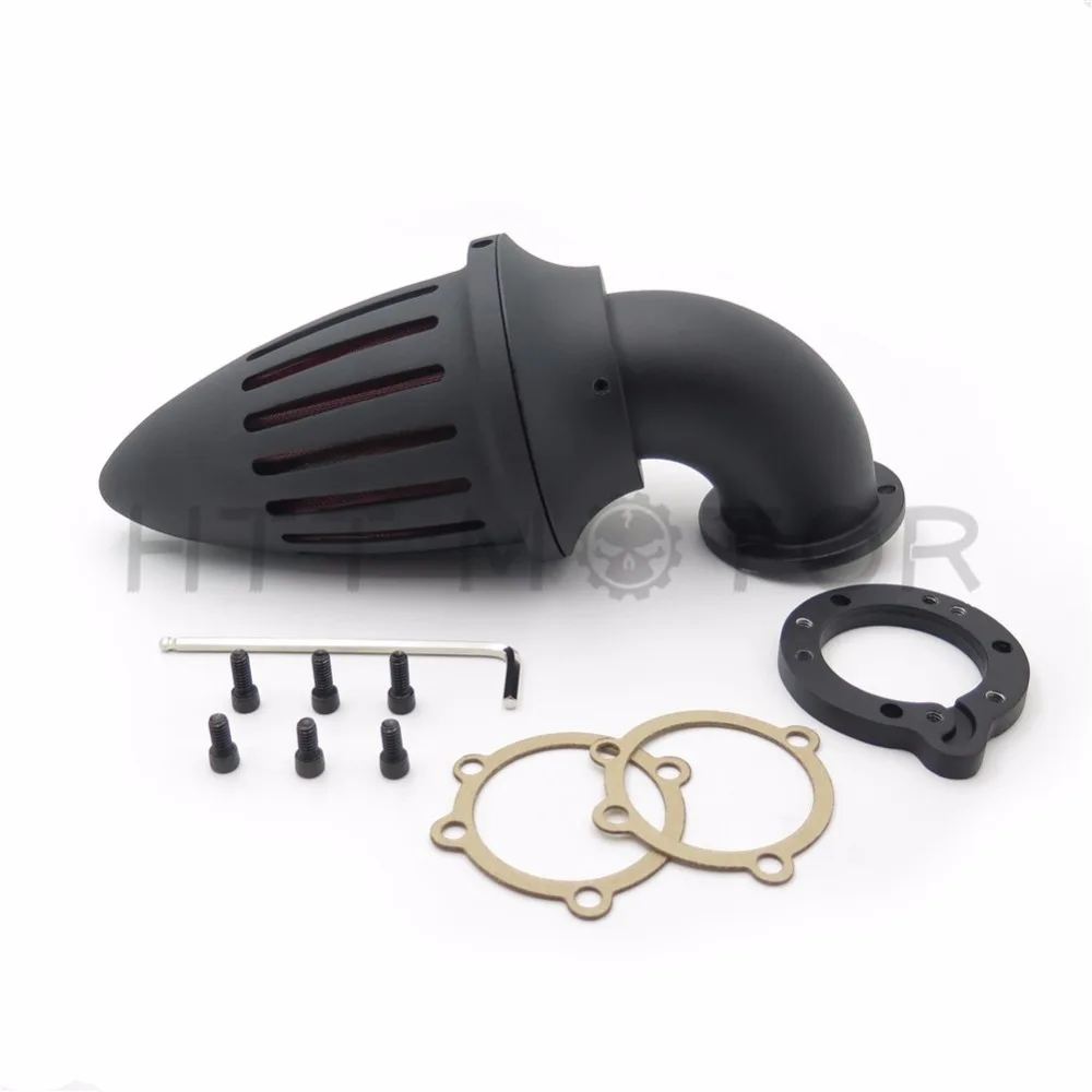 Запчасти для двигателя впускного фильтра Harley Davidson S & custom CV EVO XL Sportster BLACK|air cleaner