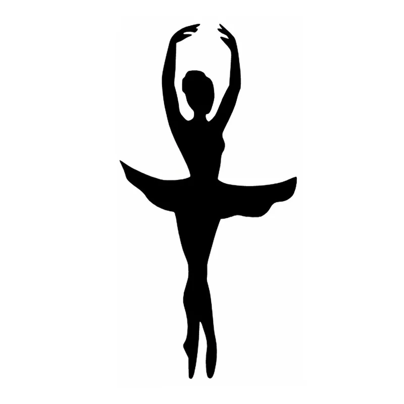 

Vinyl Decal Sticker Window Ballet Dancer Laptop 15x7.5cm toy stickers
