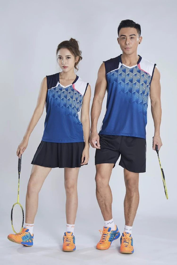 Новое поступление 2019 спортивные Джерси для бадминтона мужские и женские
