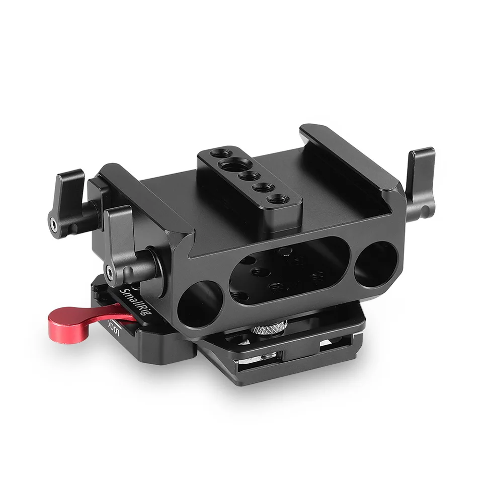 SmallRig BMPCC 4K камера плита основание для Blackmagic Дизайн Карманный кинотеатр камера 4K(для Manfrotto 501PL) W/15 мм рельсовый стержень