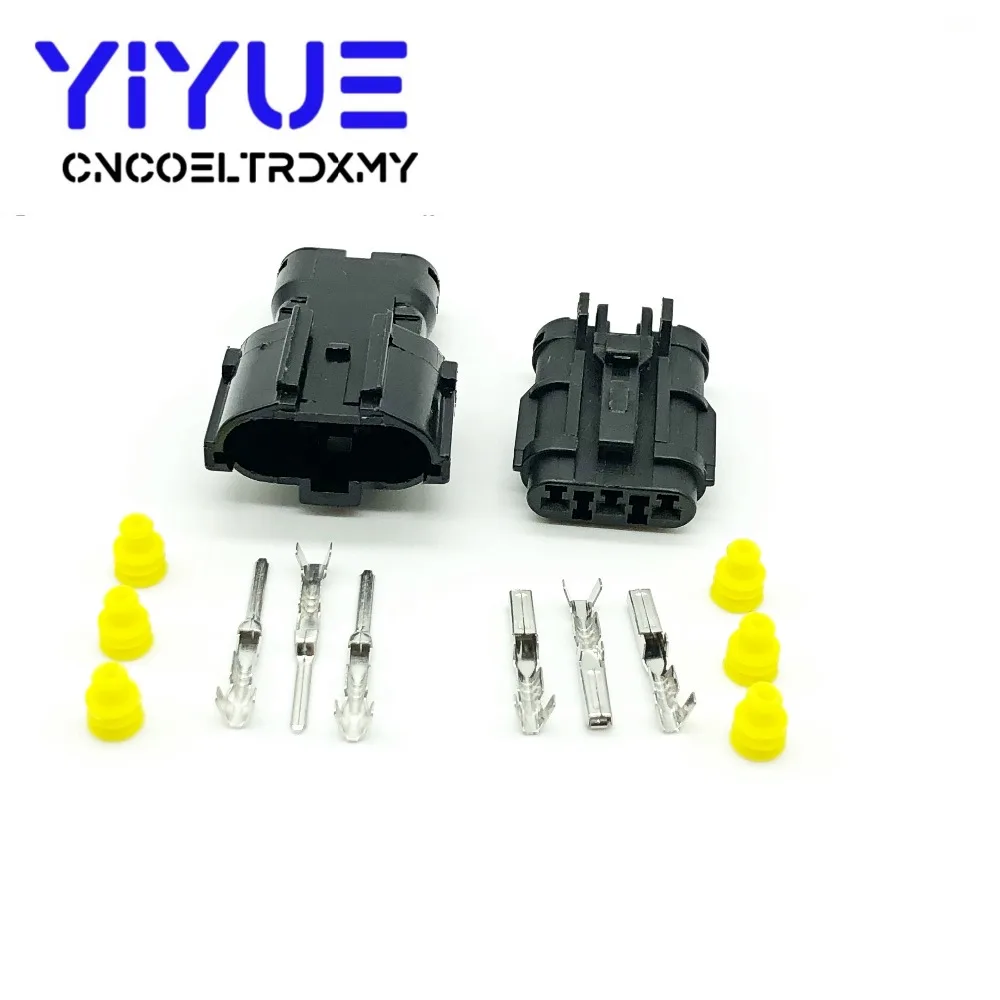 Гнездовой и штырьковый водонепроницаемый электрический соединитель для