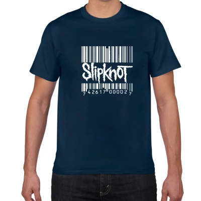W344 purplish blue Новая волна американского тяжелого металла Slipknot Футболка мужская металлическая лента хлопок футболка хип хоп Уличная крутая мужская одежда - Цвет: W344 purplish blue