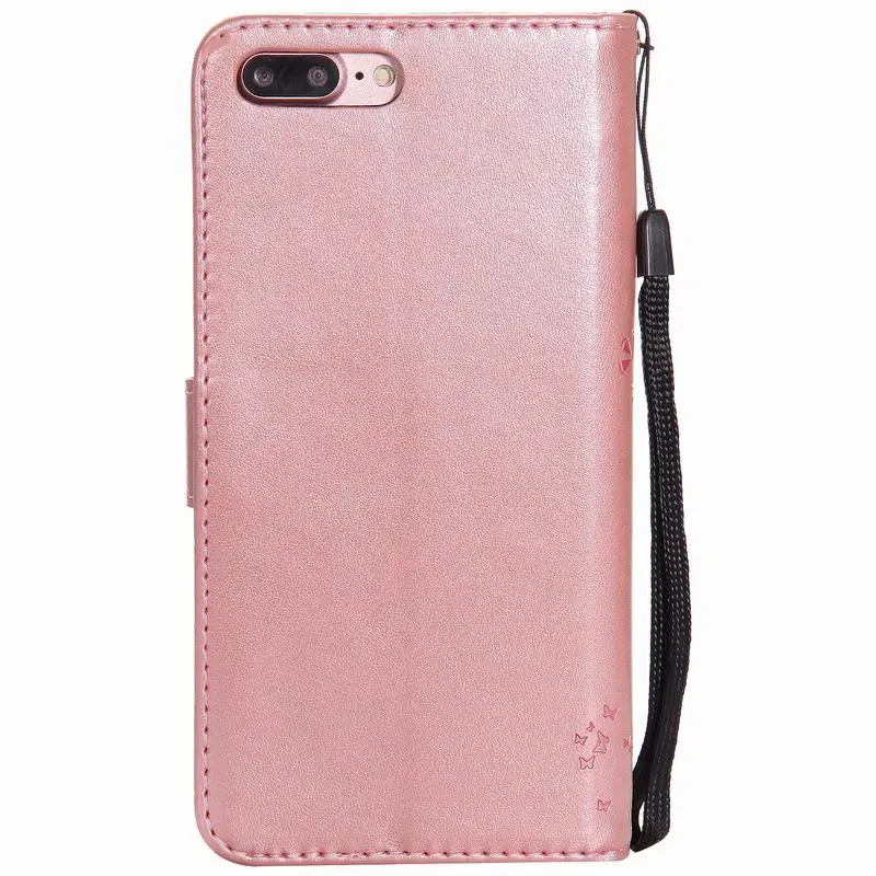 Для Coque iPhone 8 флип чехол кожаный бумажник+ Силиконовый мягкий чехол iPhone8 Plus чехол для телефона s 3D тисненый кошачий дерево защитный чехол