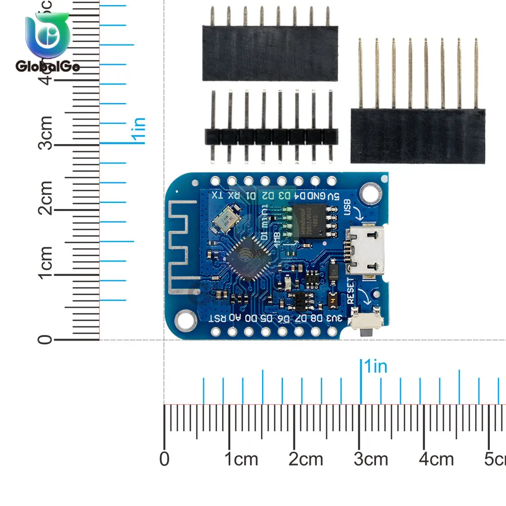 ESP8266 CH340 V3 USB D1 Мини wifi макетная плата D1 Мини IOT доска 3,0 в с контактами