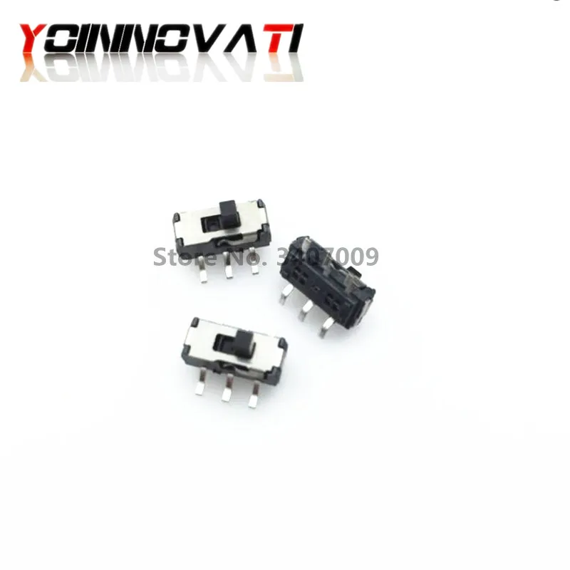 100 шт. MSS22D18 Мини Миниатюрный SMD ползунковый Переключатель 2P2T 6Pin для DIY электронных