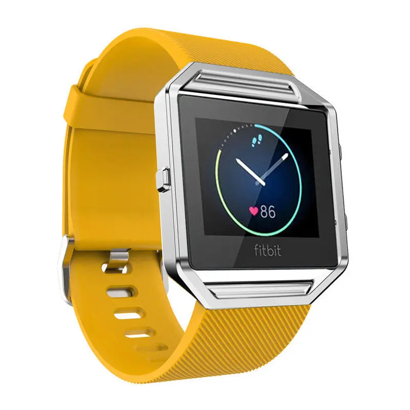 Ремешок для наручных часов Браслет Fitbit Blaze силиконовый ремешок сменный ширина 23