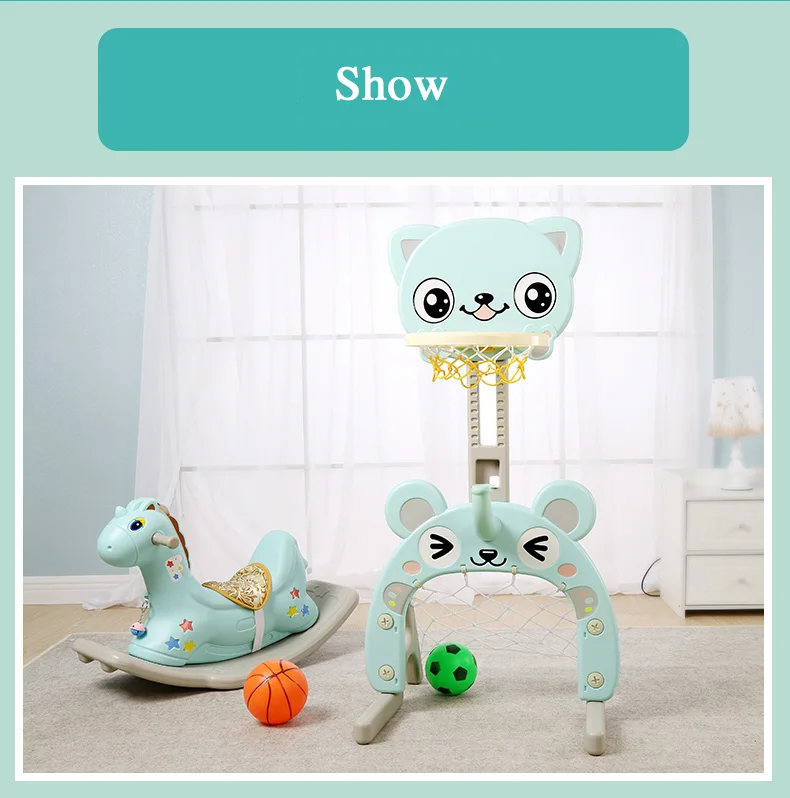 Baby Shining Toy Basketball Hoop Baby Sports Toys Basketball Stands Sports Kids Height Adjustable Kids Goal Hoop Baby Fit
