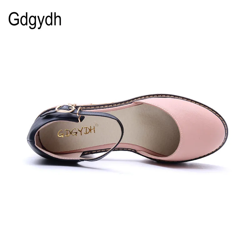 Gdgydh/Повседневная летняя обувь Новинка 2019 года белая на платформе и толстом
