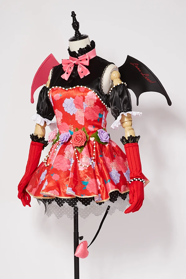 Love Live Lovelive Maki Nishikino Little Devil Demon SR Awakening женское нарядное платье униформа