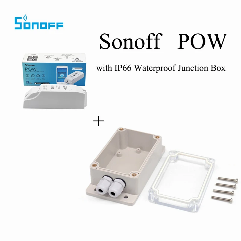 Sonoff Basic/RF/двойной/Pow с IP66 Водонепроницаемый распределительная коробка случае