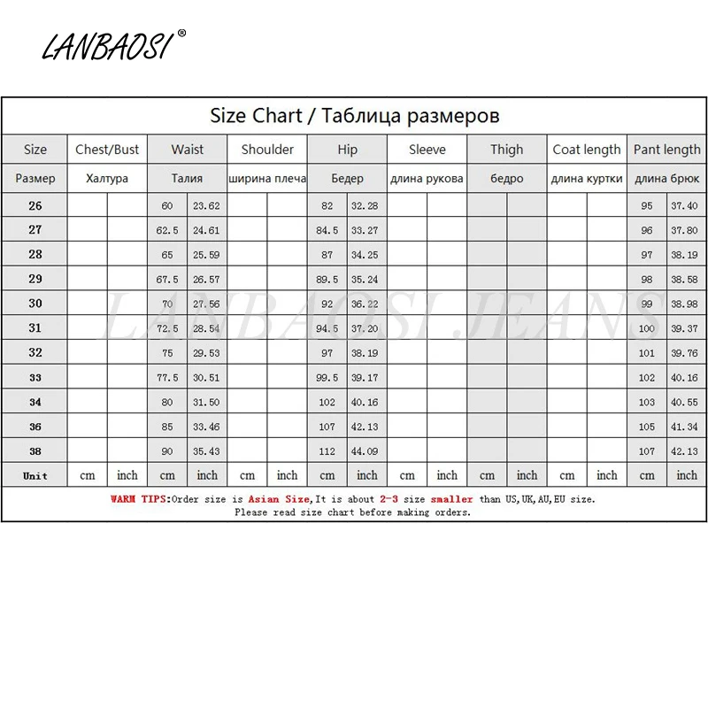 Женские джинсы с эластичным поясом LANBAOSI повседневные обтягивающие джинсовые