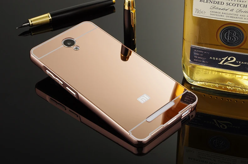 Горячий Продавать Телефон Case Для Xiaomi Redmi Note2 Гибкий Роскошный Зеркало Жесткий