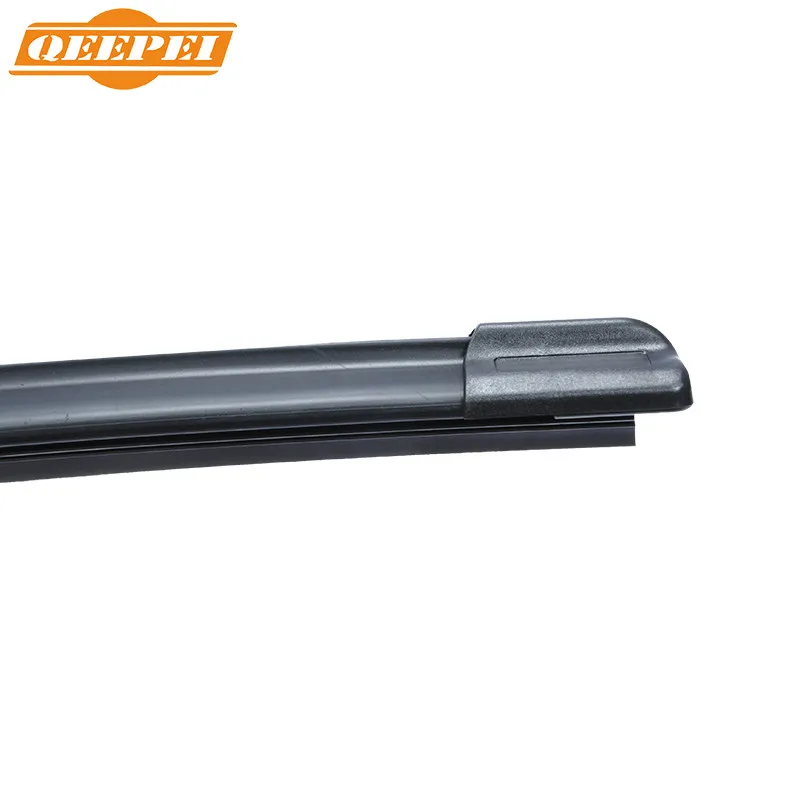 QEEPEI 1"-28" дюймов универсальные u-образные бескаркасные щетки стеклоочистителя, высокое качество, силиконовое резиновое лезвие, мягкое лобовое стекло автомобиля