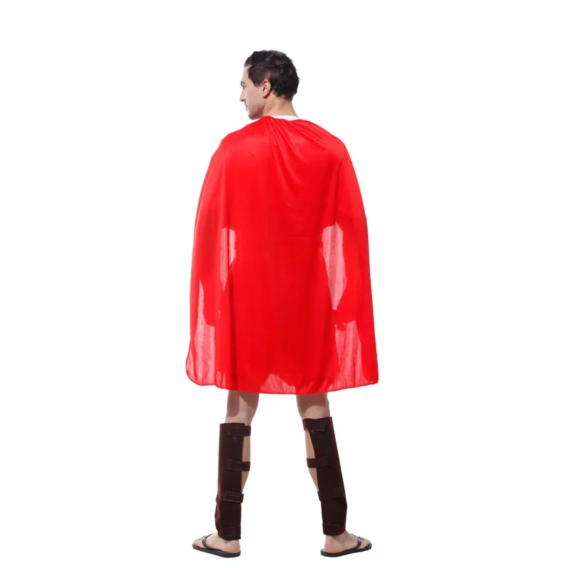 Adult Men Ancient Roman Warrior Costume Spartan Gladiator Soldier Costumes Carnival Purim Halloween Cosplay | Тематическая одежда