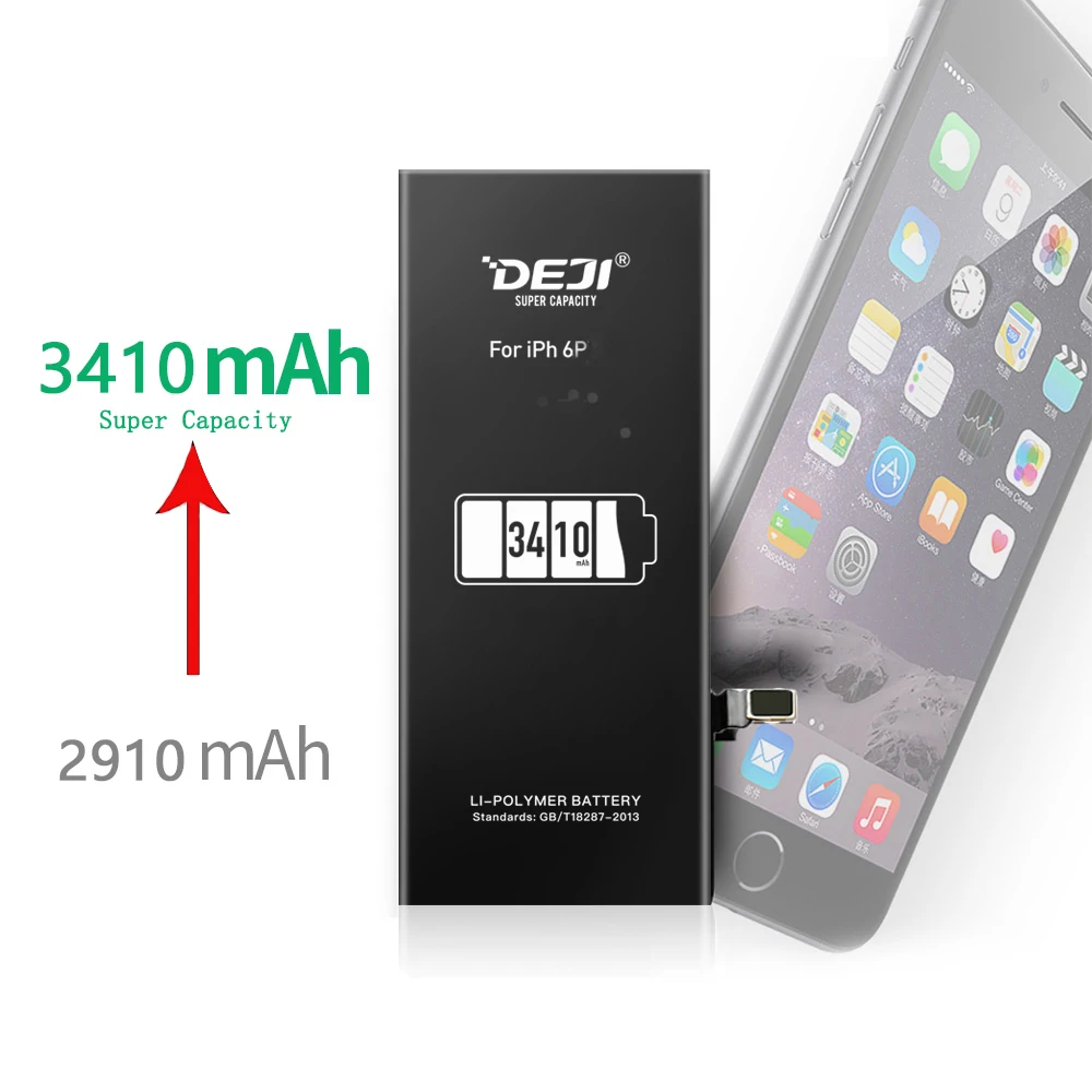 Оригинальный аккумулятор DEJI для iPhone 5se/6/6s/6p/6sp с набором бесплатных инструментов