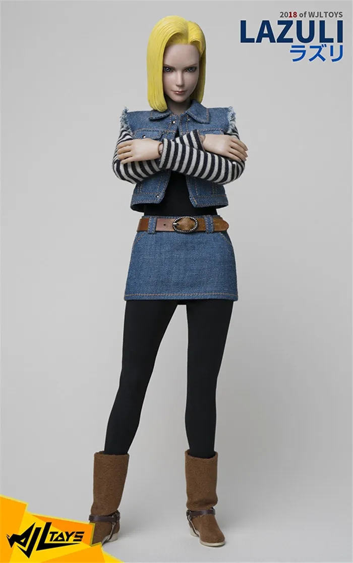 1/6 Dragon ball Android 18 лазурит фигурка Косплей Аниме подвижные швы 12 дюймов фигурка куклы коллекции