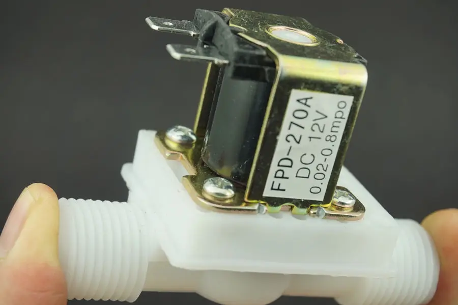 5 шт./лот Бесплатная доставка Пластик электромагнитный клапан для питьевой воды