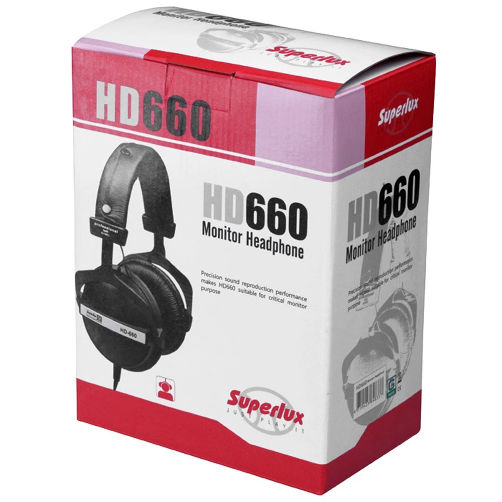 Оригинальные профессиональные музыкальные наушники Superlux hd660 с шумоподавлением