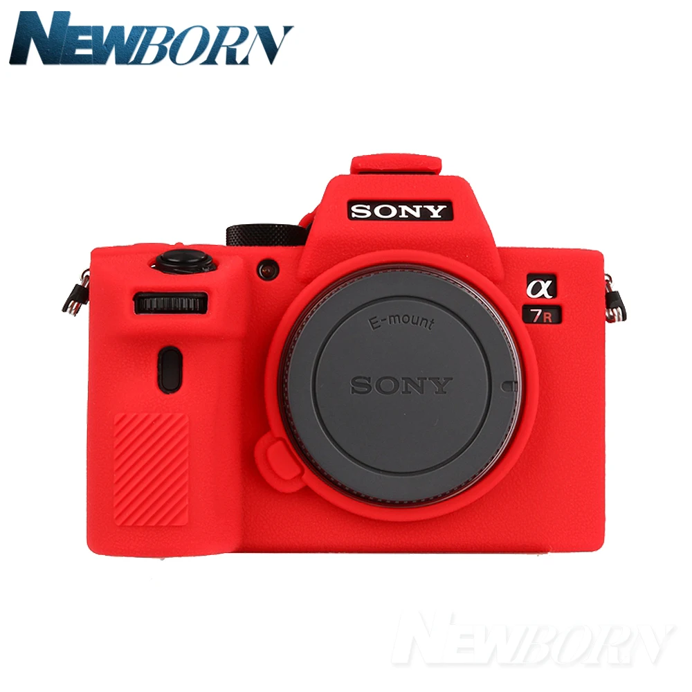 Силиконовый чехол для камеры Sony A7 III A7R мягкий с текстурой сверху защитный