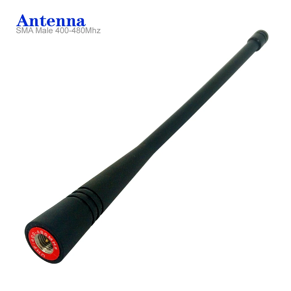 Мягкая антенна SMA Male для YAESU Vertex рация с двухсторонней радиосвязью частотой 400 480