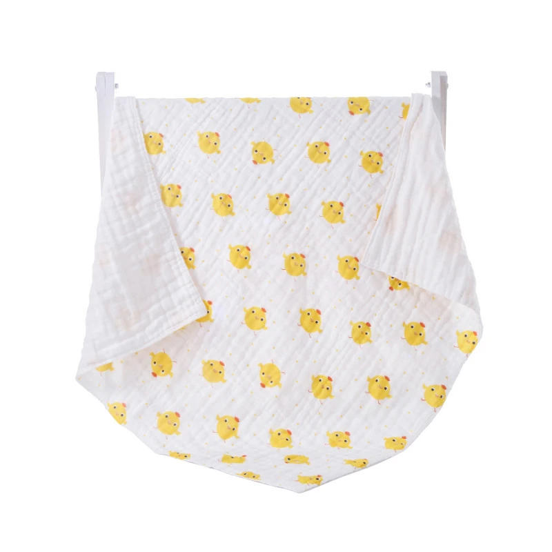 Мягкое хлопковое банное полотенце для новорожденных 90x90 см Гидрофильная ткань