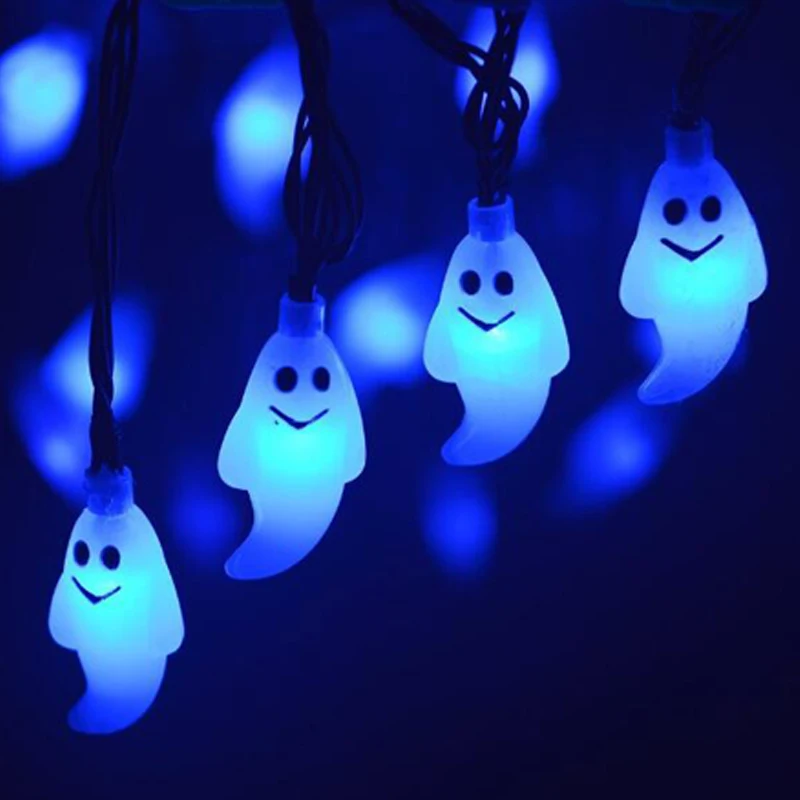 30 Led Ghost Солнечная гирлянда наружная Водонепроницаемая светодиодная для DIY сада