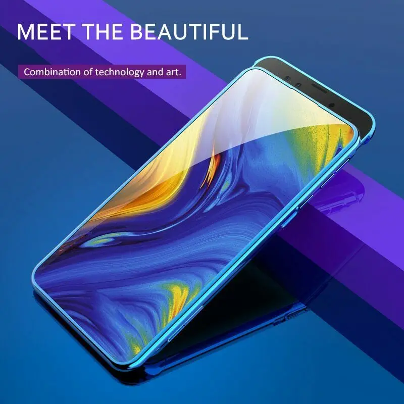 Прозрачный противоударный чехол GKK с покрытием на 360 градусов для Xiaomi Mi Mix