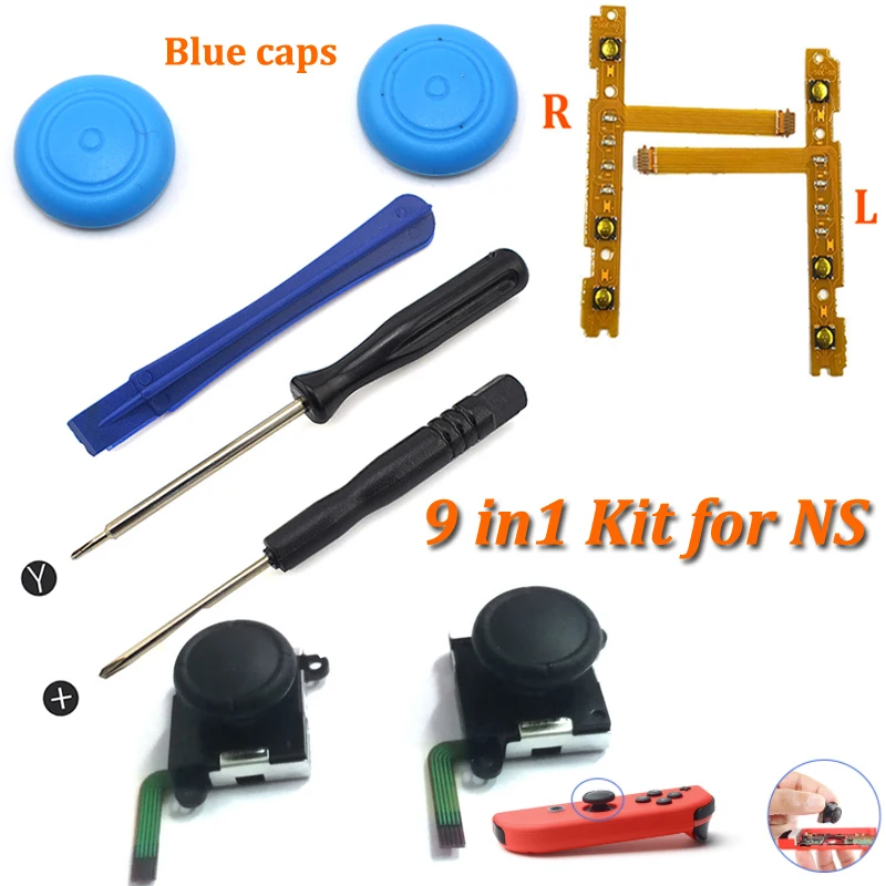 9 в 1 сменный 3D Аналоговый джойстик Джойстик для переключателя джойстика