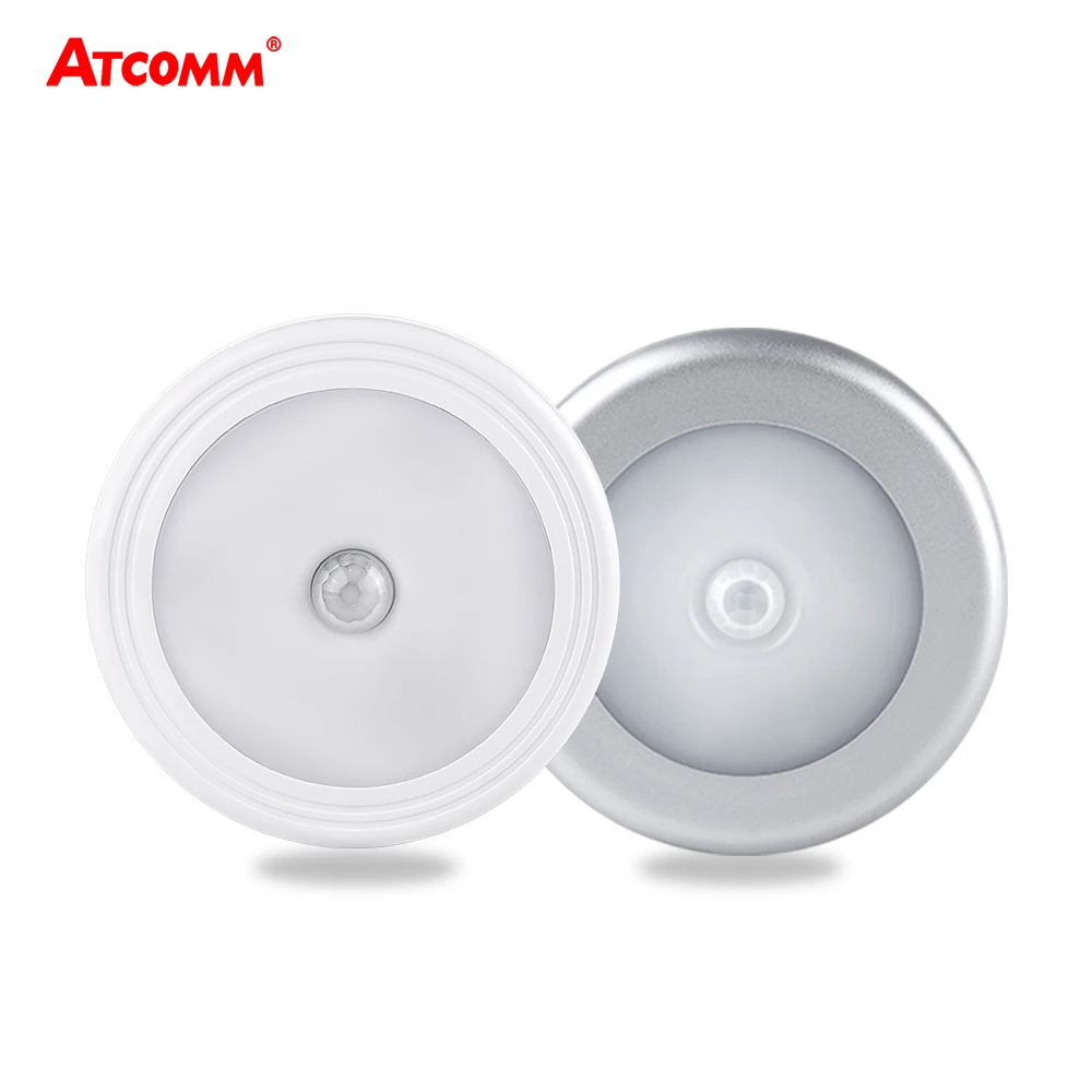 Светодиодный ночсветильник с датчиком движения и магнитом легкая в установке