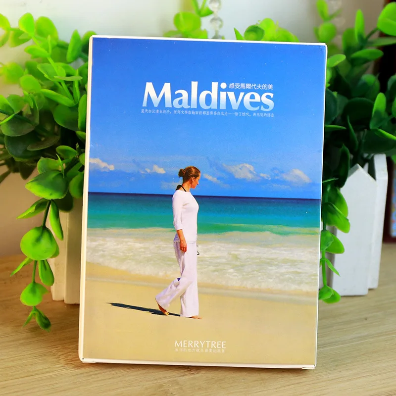 30 листов/партия отправка на Maldives открытка/карта желаний/модный подарок|Визитницы