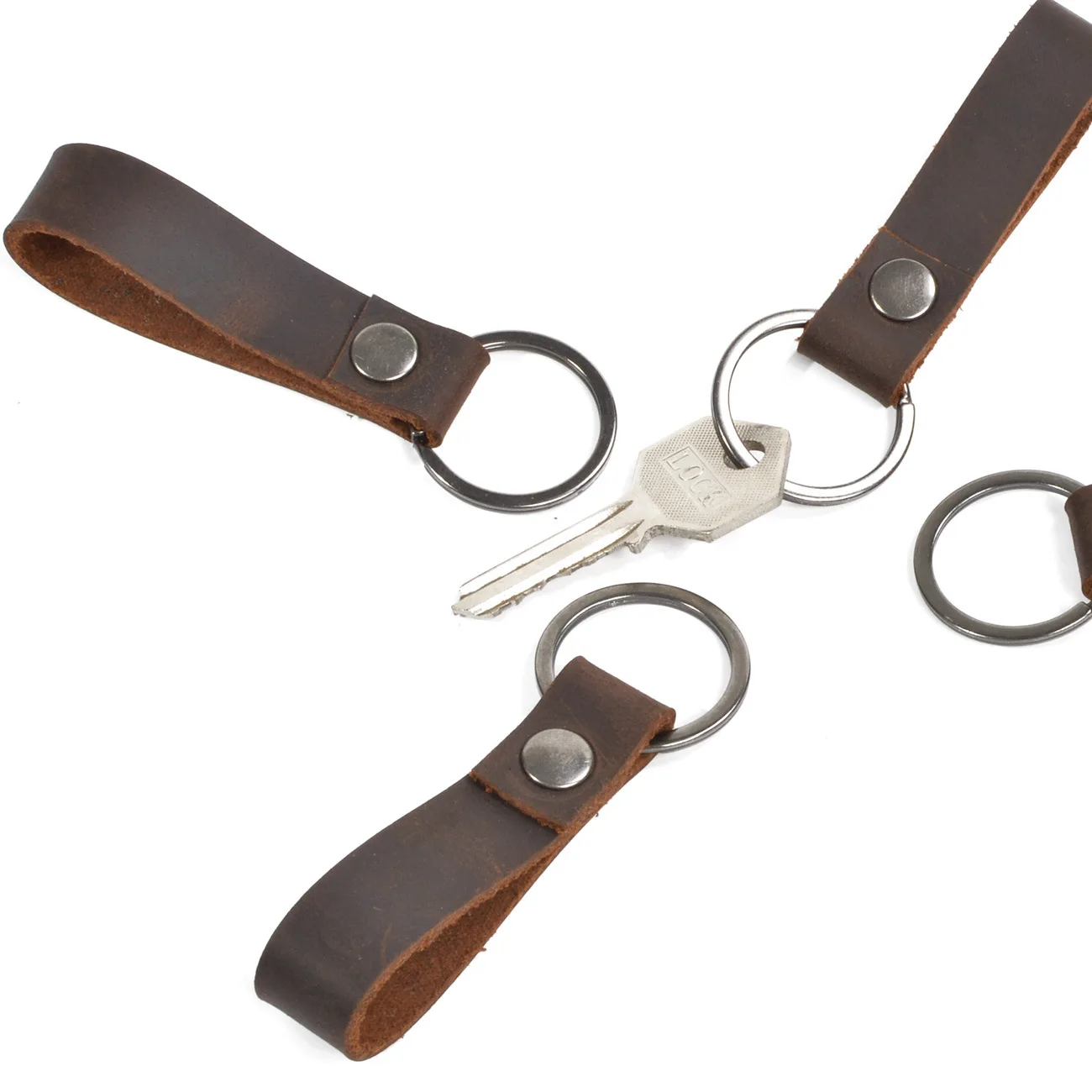 Мини сумка для брелоков из натуральной воловьей кожи чехлы автомобильных ключей