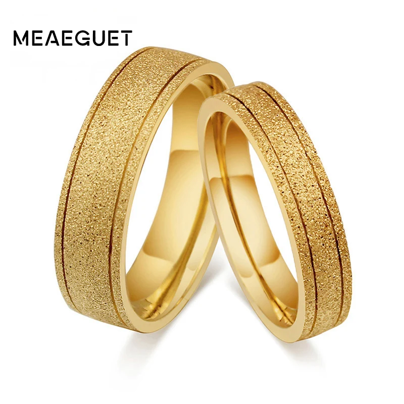 мода кольца для женщин и мужчин нержавеющей стали обручальные ювелирные изделия